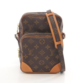 Louis Vuitton Amazon Shoulder Bag, Coated Canvas and Leather, Monogram, Women's, Brown, M45236