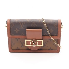 Louis Vuitton Portefeuille Dauphine Monogram Reverse Shoulder Bag, Coated Canvas and Leather,