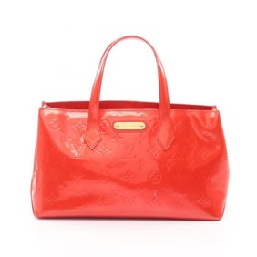 Louis Vuitton Wilshire PM Monogram Vernis Orange Sunset Leather Handbag, Women's, Orange, M93644