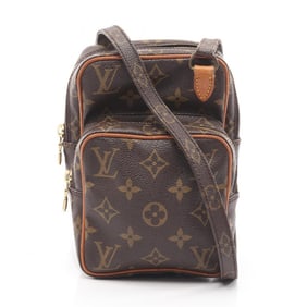 Louis Vuitton Mini Amazon Shoulder Bag, Coated Canvas and Leather, Monogram, Women's, Brown, M45238