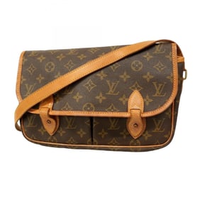 Louis Vuitton Monogram Gibessier MM Shoulder Bag M42247 Brown Women's P1905593