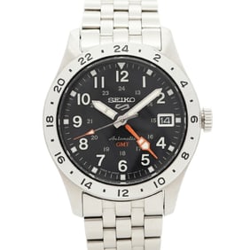 Seiko 5 Sports 4R34-00C0 SBSC011 Black Dial Men's Watch