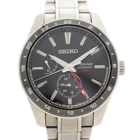 Seiko Presage 6R64-00C0 Black Dial Men's Watch