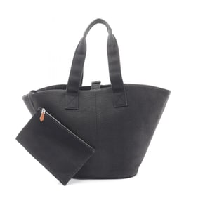 Hermes Hermès Panier de Plage PM Tote Bag, Canvas, Women's, Black