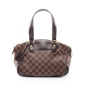 Louis Vuitton Verona PM Shoulder Bag, Coated Canvas and Leather with Damier Finish, Brown, N41117
