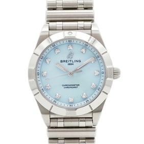 Breitling Chronomat 28 A72310 Women's Blue Dial Watch