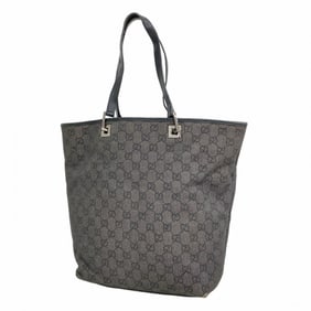 Gucci Tote Bag 31243 Denim Black Women's