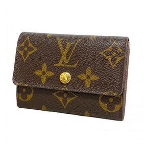 Louis Vuitton Monogram Porte Monnaie Platter Wallet/Coin Case M61930 Brown Men's/Women's