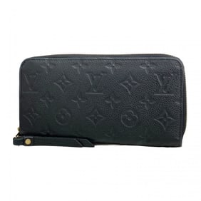 Louis Vuitton Monogram Empreinte Zippy Wallet M61864 Noir Women's