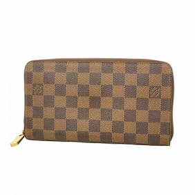 Louis Vuitton Damier Zippy Organizer Long Wallet N60003 Ebene Men's