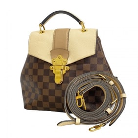 Louis Vuitton Damier Clapton Backpack N42259 Ebene Creme 2-Way Bag for Women