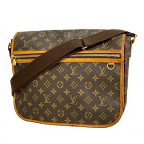 Louis Vuitton Monogram Bosphor GM Shoulder Bag M40105 Brown Women's