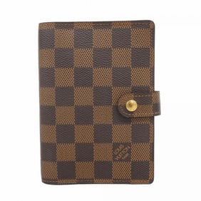 Louis Vuitton Damier Agenda PM Ebene Planner Cover R20700 for Men and Women