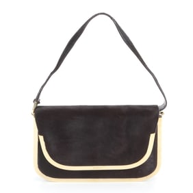 Gucci Old Harako Leather Shoulder Bag, One-Shoulder Black, Women's