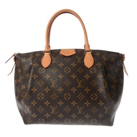 LOUIS VUITTON Louis Vuitton Monogram Turen MM 2-Way Brown M48814 Women's Canvas Handbag, AB Rank,