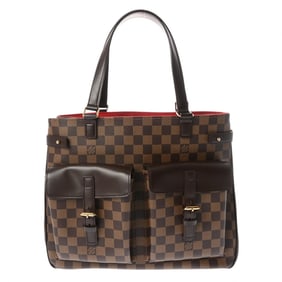 LOUIS VUITTON Damier Uzes Brown N51128 Women's Canvas Tote Bag, A Rank, Pre-owned, Ginzo