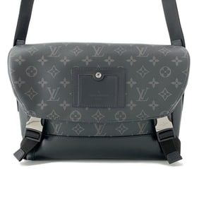 Louis Vuitton Monogram Eclipse Voyage PM Shoulder Bag M40511, Men's Black