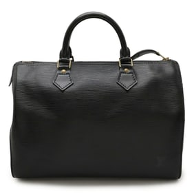 LOUIS VUITTON Epi Speedy 30 Handbag in Black Leather (Noir) M59022