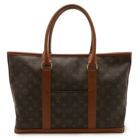 LOUIS VUITTON Monogram Weekend PM Tote Bag, Large Shoulder M42425