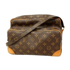 Louis Vuitton Monogram Nile Shoulder Bag M45244 Brown Women's