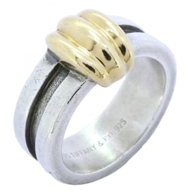 Tiffany & Co. Ring, Groupodies, 18K Yellow Gold and 925 Silver, Size 10.5, Women's