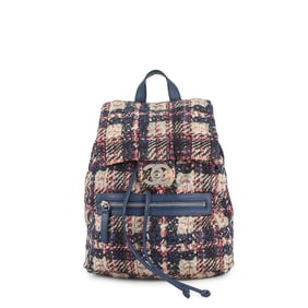 Chanel Coco Mark Tweed Print Nylon Backpack A66445 CHANEL Bag