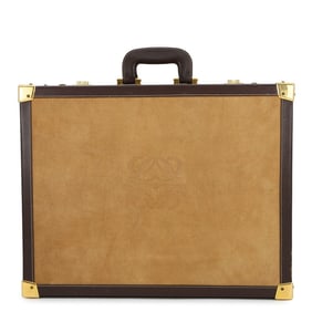 LOEWE Trunk Case Anagram Suede Leather