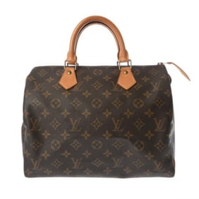 LOUIS VUITTON Louis Vuitton Monogram Speedy 30 (Old Model) Brown M41526 Women's Canvas Handbag (B