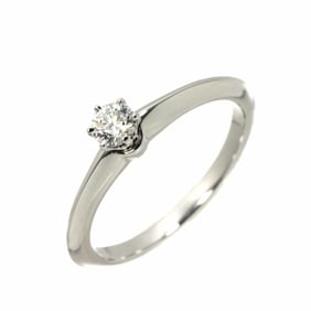 Tiffany & Co. Solitaire Ring, Size 12, 0.19ct Diamond, Platinum