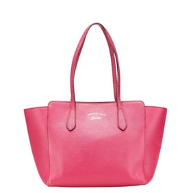 Gucci Swing Medium Tote Bag 354408 Pink Leather Women's GUCCI