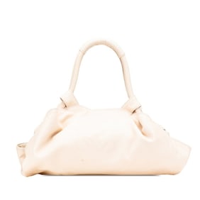 LOEWE Anagram Logo Nappa Aire Handbag in Ivory and Beige Leather for Women