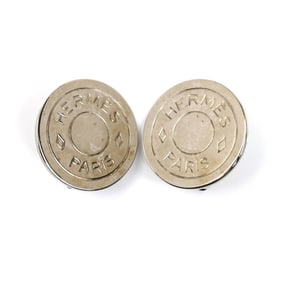 HERMES Hermès Metal Serie Earrings for Women
