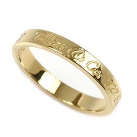 TIFFANY & Co. Tiffany 18K Yellow Gold Notes Narrow New York Ring, Size 7.5, 2.8g, Women's