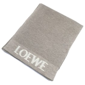LOEWE Women's Ribbed Greige Scarf F540257X22