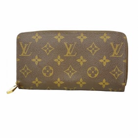 Louis Vuitton Monogram Zippy Wallet M60017 Brown Men's and Women's