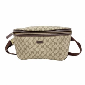 Gucci GG Supreme Body Bag 211110 Brown for Men and Women
