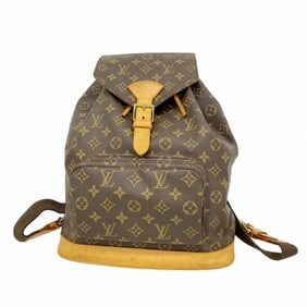 Louis Vuitton Monogram Montsouris GM Backpack M51135 Brown Women's