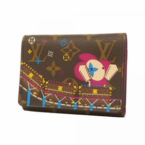 Louis Vuitton Monogram Victorine Tri-fold Wallet M69751 Brown Women's