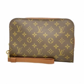 Louis Vuitton Monogram Orsay Clutch Bag M51790 Brown Men's