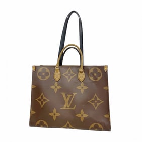 Louis Vuitton Monogram Giant Reverse On-the-Go Tote Bag M44576 Brown 2-way for Men and Women