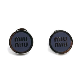 MIUMIU Miu Metal Enamel Earrings 5JO912 2F6T