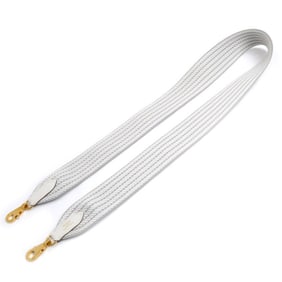 HERMES Bandouliere Cordage Shoulder Strap with Gris Pearl W Stamp for Women