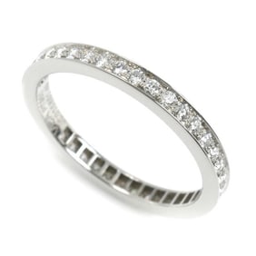 Van Cleef & Arpels Pt950 Platinum Romance Eternity Ring VCARPJMJ00 with Diamonds, Size 9, 49mm,