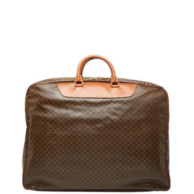 Celine Macadam Boston Bag/Travel Bag in Brown Leather for Women