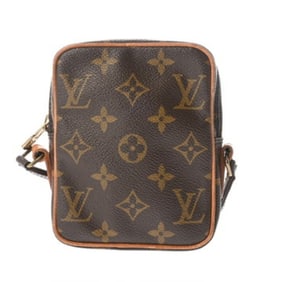 LOUIS VUITTON Monogram Mini Danube Brown M45268 Women's Canvas Shoulder Bag, Condition: B,