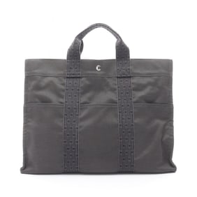 Hermes Hermès Air Line MM Tote Bag, Canvas/Nylon Canvas, Men's/Women's, Gray