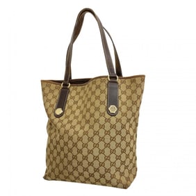 Gucci GG Canvas Tote Bag 153009 Brown Women's