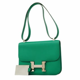Hermes Hermès Constance 24 Shoulder Bag, Epsom Leather, Mint, U Stamp, Women's