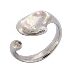 Tiffany Full Heart Ring, Silver 925, Size 12, Women's