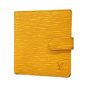 Louis Vuitton Epi Wallet Porte-Biere Compact M63559 Jaune Women's P1985866